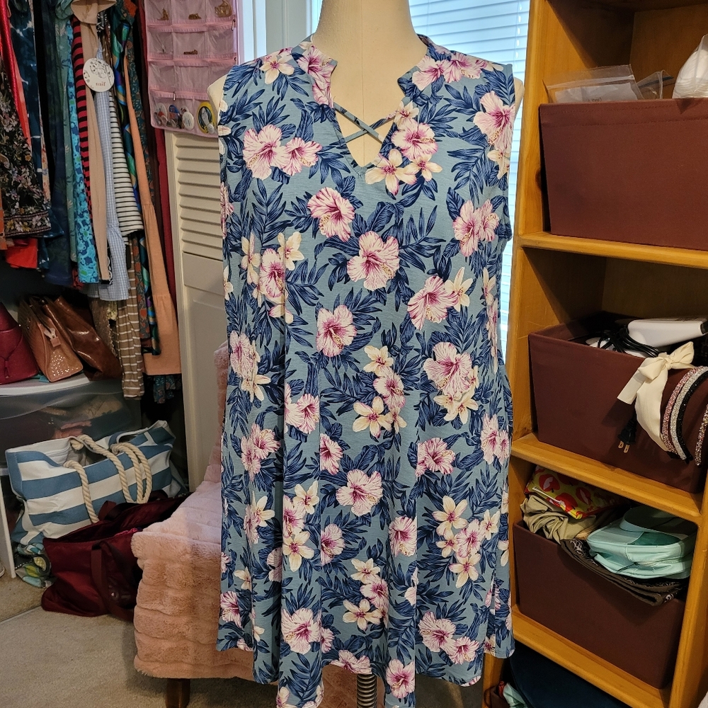 Paisley Grace Floral Print Dress